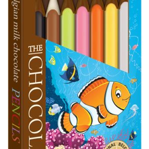 Severka The Chocolate Čoko pastelky mléčné – motiv ryby 100 g