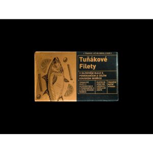AVEIRO Tuňákové filety v olivovém oleji s pomerančem a celým kouskem skořice 120 g