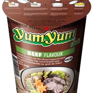 YUM YUM Instantní nudlová polévka v kelímku hovězí 70 g
