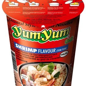 YUM YUM Instantní nudlová polévka v kelímku krevetová 70 g