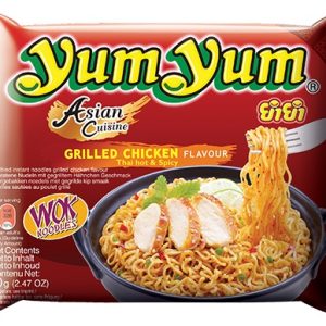 YUM YUM Instantní smažené nudle s příchutí grilovaného kuřete 70 g