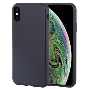 Mercury LUX obal na iPhone XS MAX – tmavě modrá