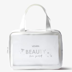 VENIRA cestovní kosmetická taška – bílá