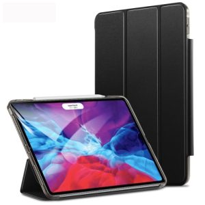 Pouzdro z PU kůže pro Apple iPad Pro 12.9 (2020) + slot pro Apple Pencil – Black