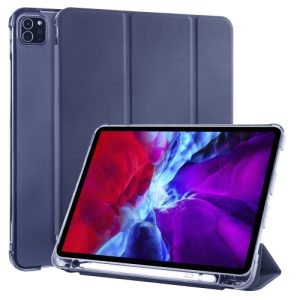 Pouzdro z PU kůže pro Apple iPad Pro 11 (2020) + slot pro Apple Pencil – Dark Blue