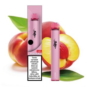VENIX-X jednorázová elektronická cigareta s nikotinem Příchuť: Broskev