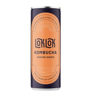 Loklok Kombucha Zázvor 250 ml