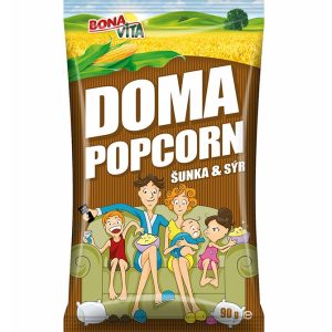 Bonavita Popcorn do mikrovlnky šunka sýr 90 g