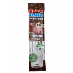 AMYLON Quick Milk Magická brčka do mléka, čokoláda 5x 6g