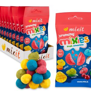 MIXIT Crunchy Mixies – křupavý ovocný smoothie snack 20 g