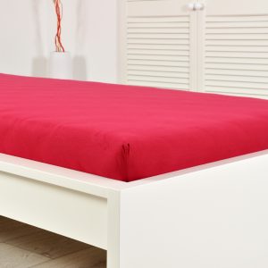 B.E.S. – Petrovice, s.r.o. Prostěradlo Jersey bavlna IDEAL – Vínová Rozměr: 160 x 200