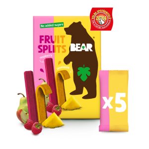 BEAR Fruit Splits malina a ananas 5x 20g