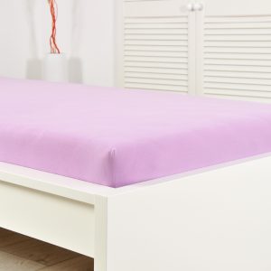 B.E.S. – Petrovice, s.r.o. Prostěradlo Froté IDEAL – Fialová Rozměr: 160 x 200