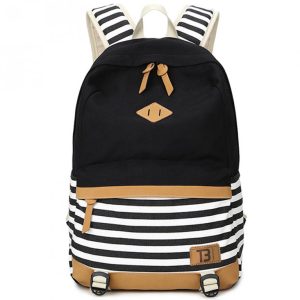Batoh Canvas TopBags Stripe Černý 21 l