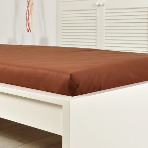 B.E.S. – Petrovice, s.r.o. Prostěradlo Froté IDEAL – Tmavě hnědá Rozměr: 160 x 200