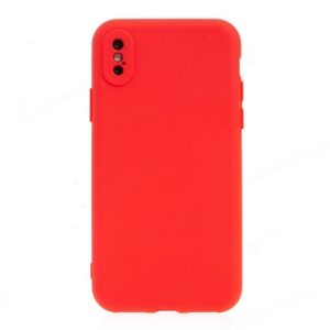 Silikonový kryt pro iPhone X a XS – Červený