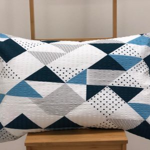 B.E.S. – Petrovice, s.r.o. Bavlněný krepový potah na polštářek 50×70 – vzor Diamanty