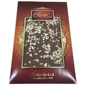 Kamila Chocolates Mléčná čokoláda s lískovými oříšky 70 g DMT 06/24