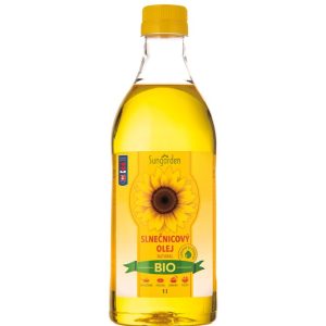 SUNGARDEN Olej slunečnicový BIO na smažení 1 l