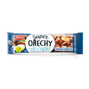 EMCO Super ořechy tyčinka bez lepku mořská sůl 35 g