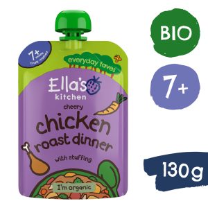 Ella’s Kitchen BIO Pečené kuře s nádivkou (130 g)