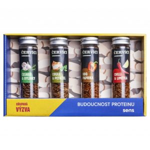 SENS Kořenění červíci – Dárkový set 4 chutí DMT 08/24