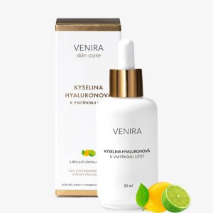 VENIRA kyselina hyaluronová k vnitřnímu užití, citrón-limeta, 50 ml