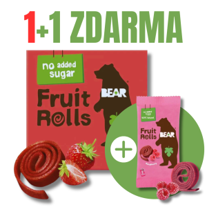 YOYO Bear Strawberry Jahoda 5x20g + YOYO Bear Raspberry 20g ZDARMA