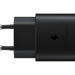 SAMSUNG originální napájecí adaptér s rychlonabíjením 25W černá Balení: Bulk (baleno v sáčku)