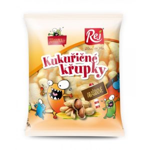 REJ Křupky kukuřičné arašídové 90 g DMT 09/24