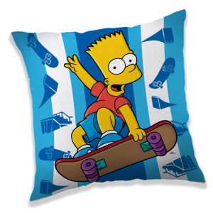 Jerry Fabrics s. r. o. Polštářek licenční 40×40 – Bart Skater