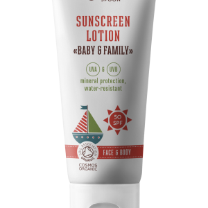 WoodenSpoon Baby & Family opalovací tělové mléko SPF50 100 ml