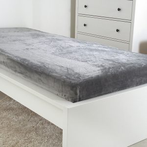 B.E.S. – Petrovice, s.r.o. Mikroflanelové prostěradlo EXCLUSIVE – Šedé Rozměr: 180 x 200