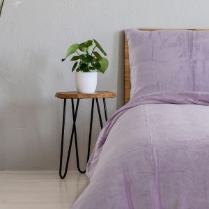 B.E.S. – Petrovice, s.r.o. Povlečení MIKROFLANEL UNI – Fialové Rozměr: 140 x 200 + 70 x 90