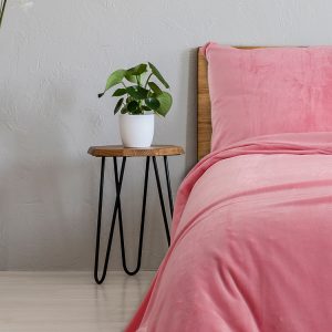 B.E.S. – Petrovice, s.r.o. Povlečení MIKROFLANEL UNI – Starorůžové Rozměr: 140 x 200 + 70 x 90