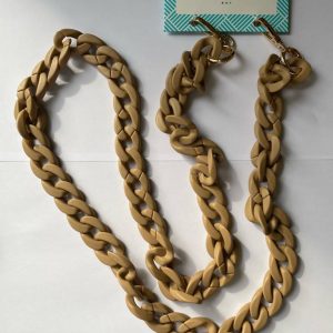 ZANAÉ řetízek přes rameno na iPhone/Android Barva: Písková matná, Velikost: L