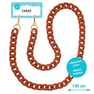 ZANAÉ řetízek přes rameno na iPhone/Android Barva: Podzimní list matná, Velikost: L