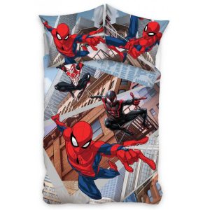 TipTrade Bavlněné povlečení 140×200 + 70×90 cm – Spider Man Napříč Paralelními Světy