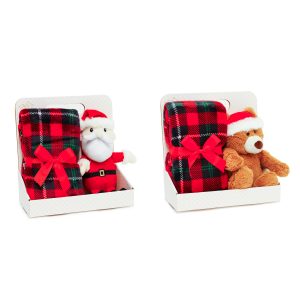 B.E.S. – Petrovice, s.r.o. Deka Lapland 75×90 dárkové balení s plyšovým medvídkem