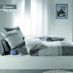 B.E.S. – Petrovice, s.r.o. Povlečení BAVLNA RENFORCE GOLD – Spencer Grey Rozměr: 200 x 220 + 2x 70 x 90