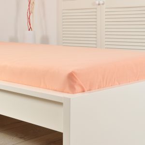 B.E.S. – Petrovice, s.r.o. Prostěradlo Jersey česaná bavlna MAKO – Meruňková Rozměr: 90 x 200