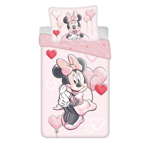 Jerry Fabrics s. r. o. Povlečení Licenční 140×200+70×90 – Minnie "Balloon 02"