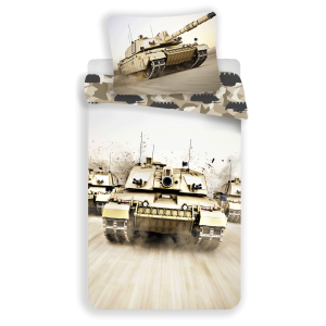 Jerry Fabrics s. r. o. Povlečení Licenční 140×200+70×90 – Tank