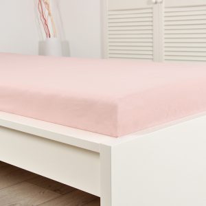 B.E.S. – Petrovice, s.r.o. Prostěradlo FROTÉ dětské – Starorůžová Rozměr: 60 x 120