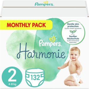 Pampers Harmonie Měsíční balení dětských plenek vel. 2 (132 ks)