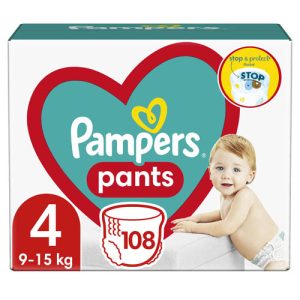 Pampers Pants Mega Box Plenkové kalhotky vel. 4 (108 ks)