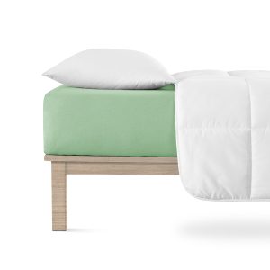 Jersey Lycra prostěradlo Andrea Simone boxspring – Granite Green (16-5907) Rozměr: 160 x 200