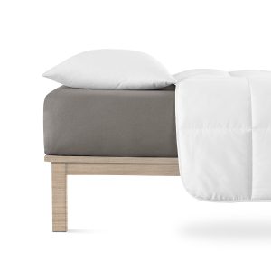 Jersey Lycra prostěradlo Andrea Simone boxspring – Granite Gray (18-5204) Rozměr: 120 x 200