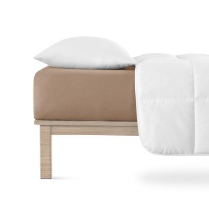 Jersey Lycra prostěradlo Andrea Simone boxspring – Taupe Gray (17-0808) Rozměr: 160 x 200