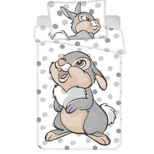 Jerry Fabrics s. r. o. Povlečení Dětské do postýlky 100×135+40×60 – Dupík "Dots" baby